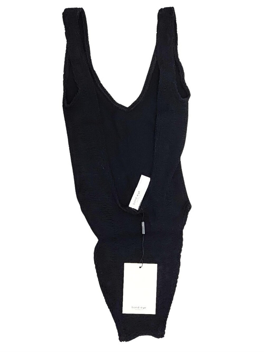 Bond-Eye Mara Swimsuit One-Piece One Size Black Beach Pool Vacation NWT - Picture 3 of 7